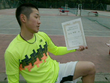 02/06(土) 男子シングルス オープン 優勝＜インスピリッツテニスクラブ＞
