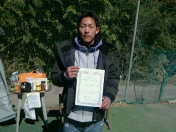 03/02(水) 男子シングルス オープン 優勝＜インスピリッツテニスクラブ＞