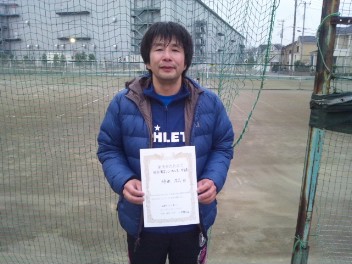 03/05(土) 男子シングルス 中級 優勝＜大熊テニスクラブ＞