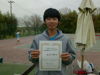 03/29(火) 男子シングルス オープン 優勝＜インスピリッツテニスクラブ＞