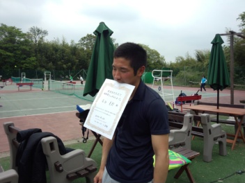 04/27(水) 男子シングルス オープン 優勝＜インスピリッツテニスクラブ＞