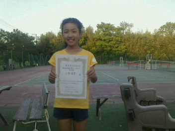 05/05(木) 小学生男女混合シングルス 初中級 優勝＜インスピリッツテニスクラブ＞