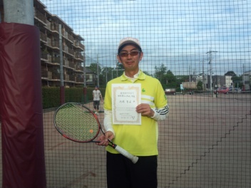 05/31(火) 男子シングルス 中級 優勝＜東大宮テニスクラブ＞