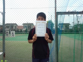 06/20(月) 男子シングルス オープン 優勝＜イケノヤテニススクール＞