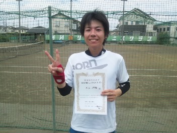 06/26(日) 男子シングルス オープン 優勝＜桶川グリーンテニスクラブ＞