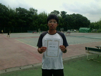 07/26(火) 男子シングルス オープン 優勝＜インスピリッツテニスクラブ＞