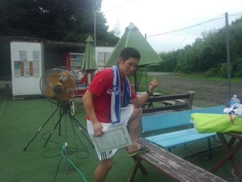 07/27(水) 男子シングルス オープン 優勝＜インスピリッツテニスクラブ＞