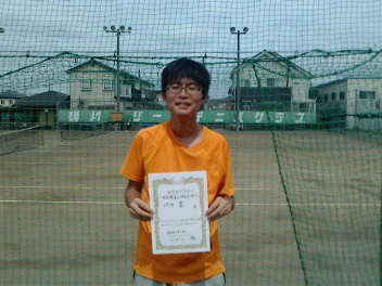 08/14(日) 男子シングルス オープン 優勝＜桶川グリーンテニスクラブ＞