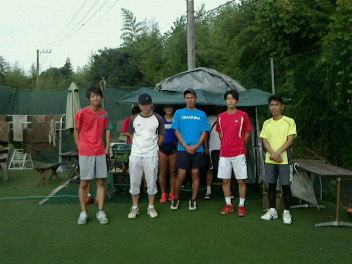 08/19(金) 男子シングルス オープン＜インスピリッツテニスクラブ＞
