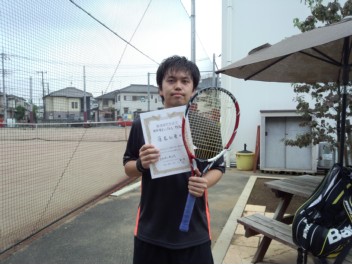09/27(火) 男子シングルス 中級 優勝＜東大宮テニスクラブ＞