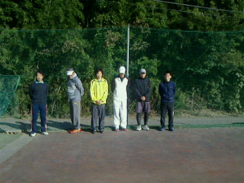 10/25(火) 男子シングルス オープン＜インスピリッツテニスクラブ＞