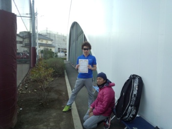 12/06(火) 男子シングルス オープン 優勝＜東大宮テニスクラブ＞
