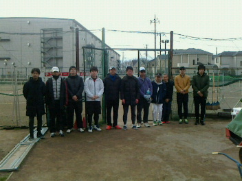 01/25(土) 男子シングルス 中級＜大熊テニスクラブ＞