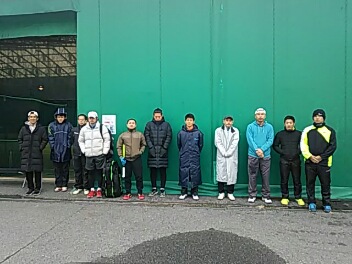 01/27(月) 男子シングルス オープン＜トマトインドアテニスクラブ＞