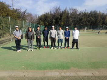 02/03(月) 男子シングルス 中上級＜インスピリッツテニスクラブ＞