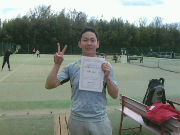02/04(火) 男子シングルス オープン 優勝＜インスピリッツテニスクラブ＞