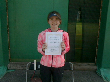 04/02(木) 女子シングルス オープン 優勝＜トマトインドアテニスクラブ＞