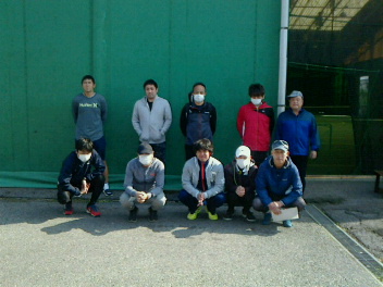 04/02(木) 男子シングルス 初中級＜トマトインドアテニスクラブ＞