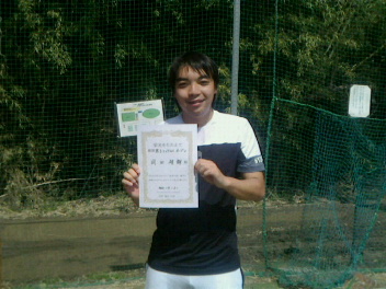 04/03(金) 男子シングルス オープン 優勝＜インスピリッツテニスクラブ＞