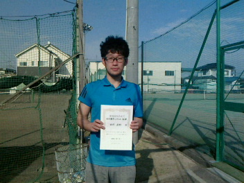 04/05(日) 男子シングルス 初級 優勝＜桶川グリーンテニスクラブ＞
