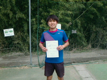04/07(火) 男子シングルス オープン 優勝＜インスピリッツテニスクラブ＞