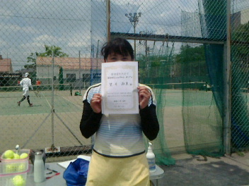 06/29(月) 女子シングルス オープン 優勝＜イケノヤテニススクール＞