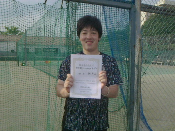 06/29(月) 男子シングルス オープン 優勝＜イケノヤテニススクール＞