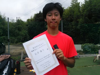 07/13(月) 男子シングルス オープン 優勝＜インスピリッツテニスクラブ＞