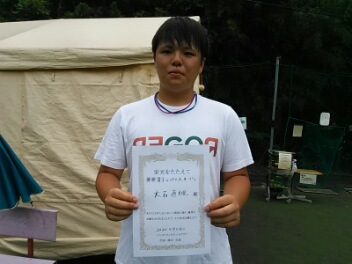 07/16(木) 男子シングルス オープン 優勝＜インスピリッツテニスクラブ＞