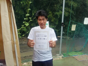 07/21(火) 男子シングルス 初級 優勝＜インスピリッツテニスクラブ＞
