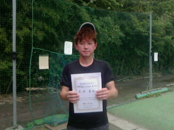 07/22(水) 男子シングルス オープン 優勝＜インスピリッツテニスクラブ＞