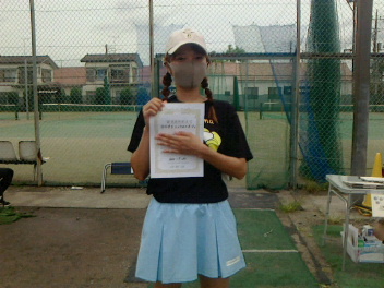 07/27(月) 女子シングルス オープン 優勝＜イケノヤテニススクール＞