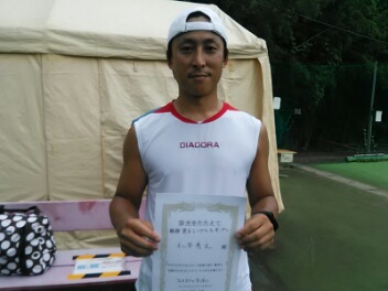 07/31(金) 男子シングルス オープン 優勝＜インスピリッツテニスクラブ＞
