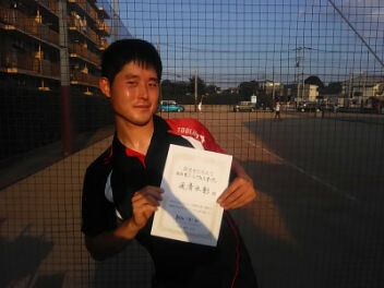 08/04(火) 男子シングルス オープン 優勝＜東大宮テニスクラブ＞