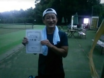 08/04(金) 男子シングルス 中級 優勝＜インスピリッツテニスクラブ＞