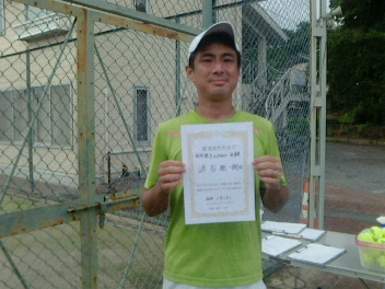09/05(土) 男子シングルス 中級 優勝＜エステス・テニスパーク＞