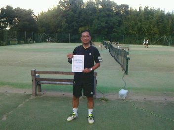 09/09(水) 男子シングルス 初級 優勝＜インスピリッツテニスクラブ＞