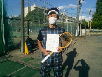 08/28(月) 男子シングルス オープン 優勝＜イケノヤテニススクール＞