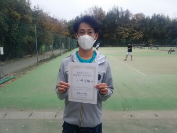 11/24(火) 男子シングルス オープン 優勝＜インスピリッツテニスクラブ＞