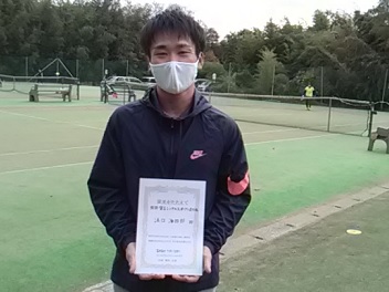 11/27(金) 男子シングルス オープン選手権 優勝＜インスピリッツテニスクラブ＞