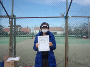 12/28(月) 女子シングルス オープン 優勝＜イケノヤテニススクール＞