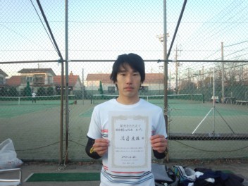 12/28(月) 男子シングルス オープン 優勝＜イケノヤテニススクール＞