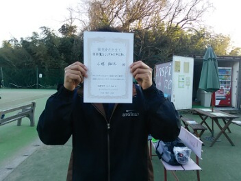 01/04(月) 男子シングルス 中上級 優勝＜インスピリッツテニスクラブ＞