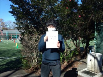 01/31(日) 男子シングルス 初中級 優勝＜ジャクパ狭山総合グラウンド＞