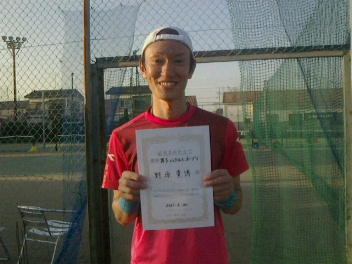 02/22(月) 男子シングルス オープン 優勝＜イケノヤテニススクール＞