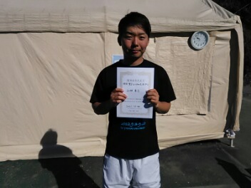 02/24(水)男子シングルス オープン 優勝＜インスピリッツテニスクラブ＞