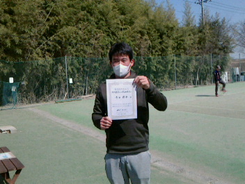 03/11(木) 男子シングルス オープン 優勝＜インスピリッツテニスクラブ＞