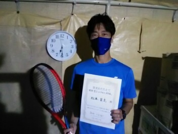 03/26(金)男子シングルス 初級 優勝＜インスピリッツテニスクラブ＞