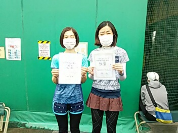 03/28(日) 女子ダブルス オープン 優勝＜トマトインドアテニスクラブ＞
