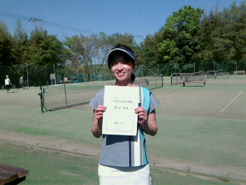 04/07(火) 女子シングルス 初級 優勝＜インスピリッツテニスクラブ＞
